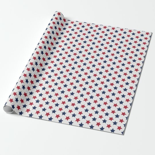 The Red White and Blue Wrapping Paper | Zazzle.com