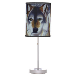 THE RED WOLF lampshade Table Lamp