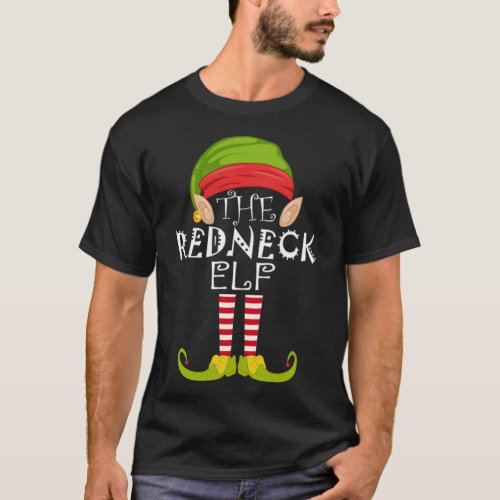The Redneck Elf Family Matching Group Christmas ex T_Shirt