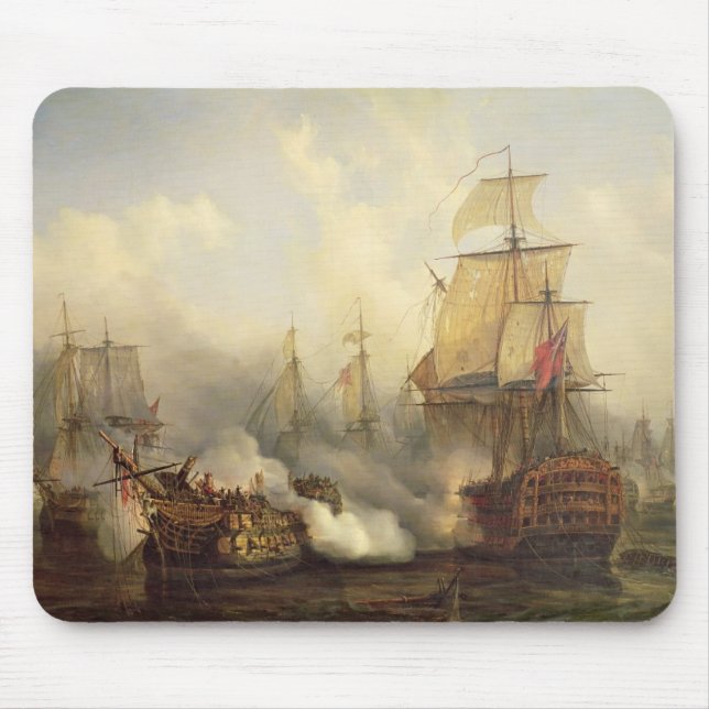 The Redoutable at Trafalgar, 21st October 1805 Mouse Pad (Front)