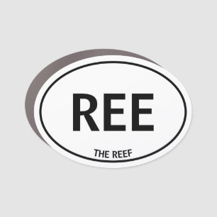 The Reef Car Magnet