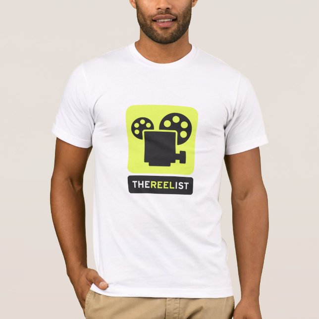 The Reelist Tee - Stacked Logo (Front)