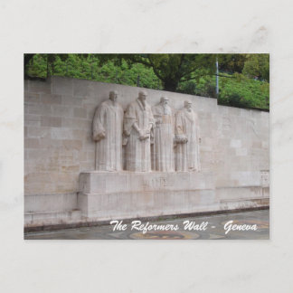 The Reformers Wall - Geneva Postcard