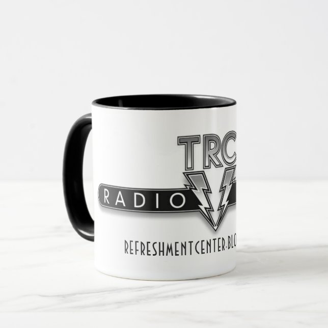 The Refreshment Center || TRC Coffee Mug (Front Left)
