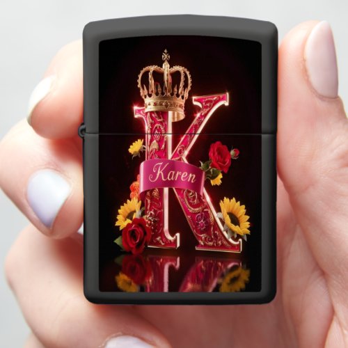 The Regal K of Karen Zippo Lighter