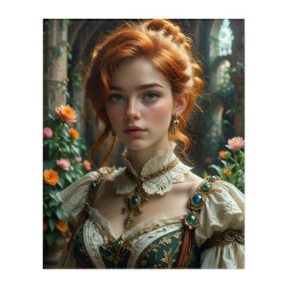 The Regency Rose Acrylic Print