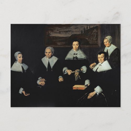 The Regentesses of the Old Mens Almhouse Haarlem Postcard