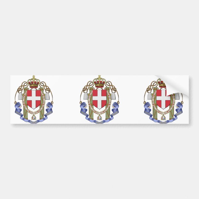 the Regia Aeronautica, Italy Bumper Sticker (Front)