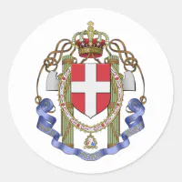 the Regia Aeronautica Italy Classic Round Sticker Zazzle