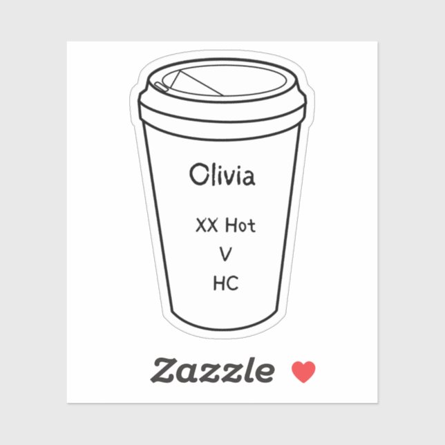 The Regulars of Amanda Lexie Olivia Coffee Sticker (Sheet)