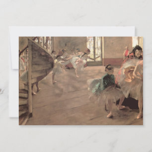 The Rehearsal by Edgar Degas, Vintage Ballet Art