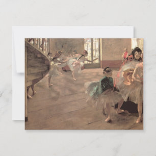 The Rehearsal by Edgar Degas, Vintage Ballet Art