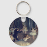 The Rehearsal Onstage by Degas: Keychain