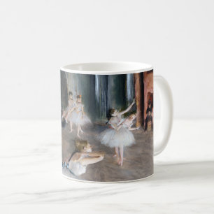 The Rehearsal Onstage, Edgar Degas Coffee Mug