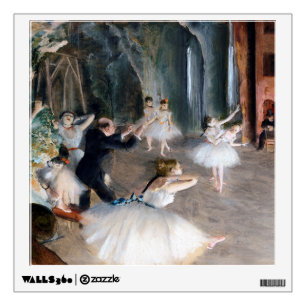 The Rehearsal Onstage, Edgar Degas Wall Decal