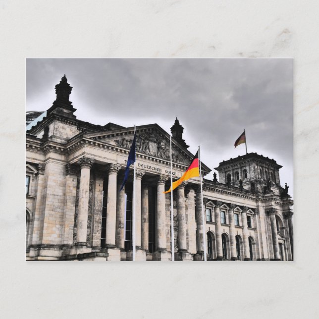 The Reichstag building, Berlin Postcard (Front)