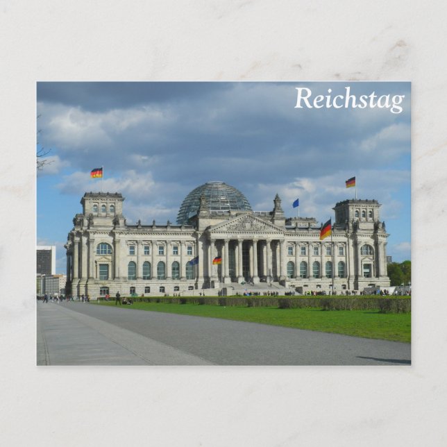 The Reichstag building, Berlin Postcard (Front)