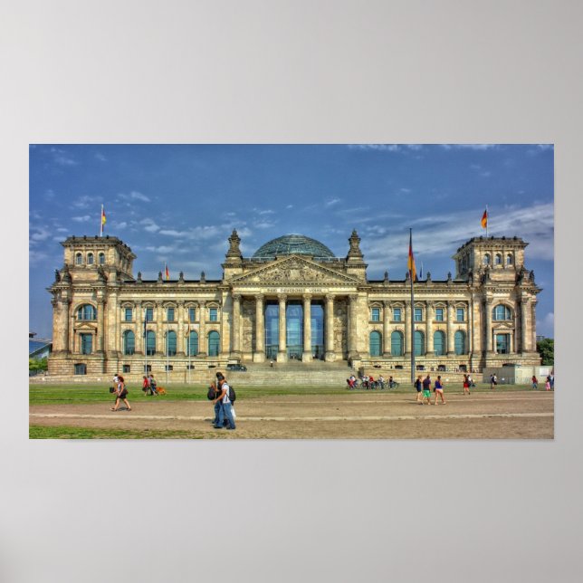 The Reichstag building, Berlin Poster (Front)