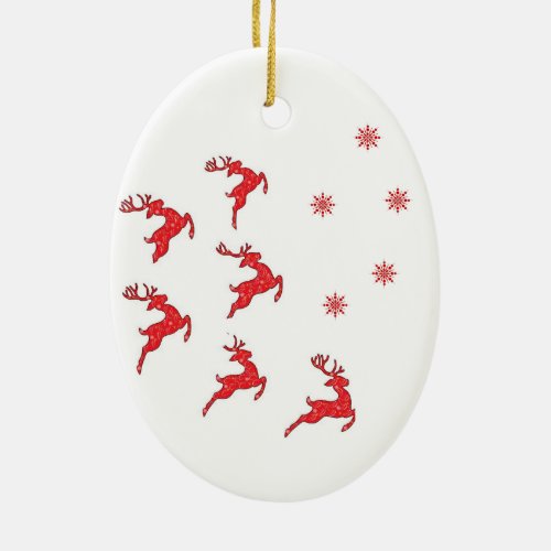 The Reindeers Ornament by Kriyas Collection