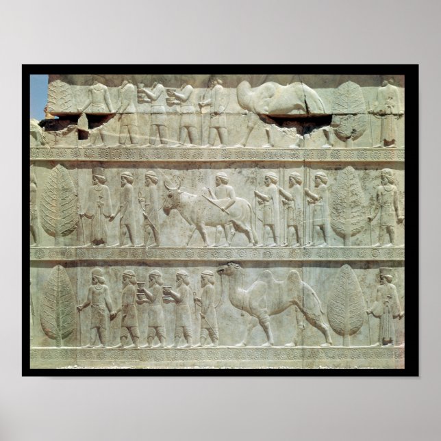 the relief frieze on the East stairway Poster (Front)