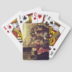 The Relief of Genoa, 1528, c.1634-35 (oil on canva Poker Cards