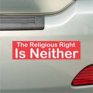 The Religious Right Is Neither Bumper Magnet