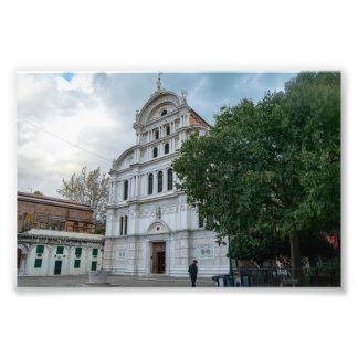 The Renaissance Facade of San Zaccaria Church Photo Print