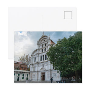 The Renaissance Facade of San Zaccaria Church Postcard