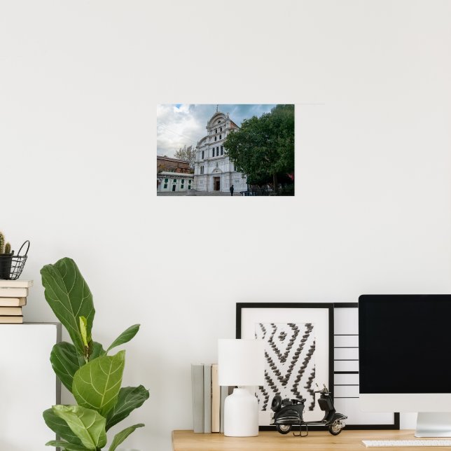 The Renaissance Facade of San Zaccaria Church Poster (Home Office)