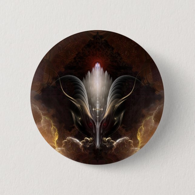 The Renidron Pinback Button (Front)