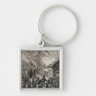 The Rent War in Ireland Keychain