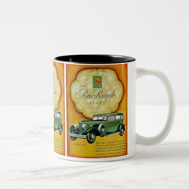 The Reo-Royale Eight Two-Tone Coffee Mug (Right)