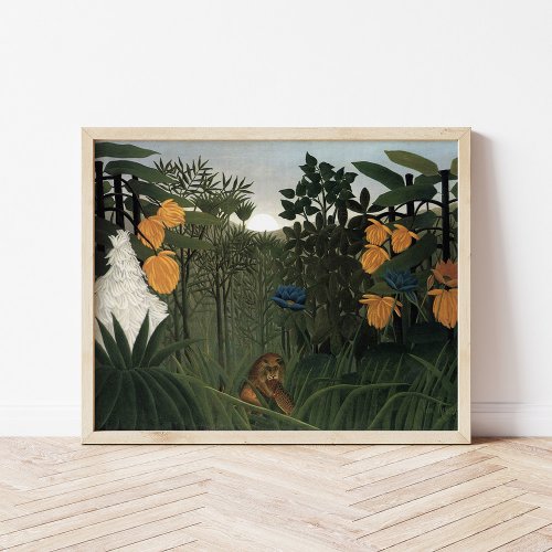 The Repast of the Lion  Henri Rousseau Poster