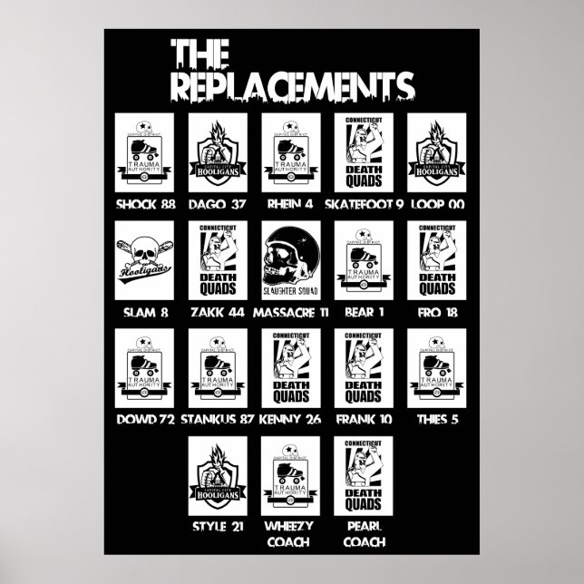"The Replacements" MVC III Lineup Poster (Front)