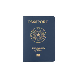 The Republic of Texas Passport Cover