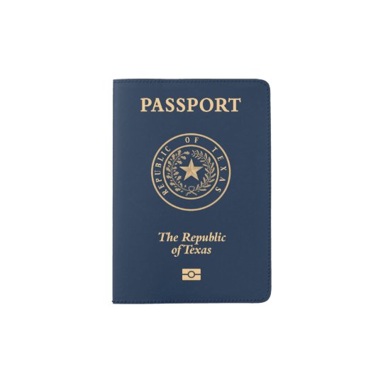 The Republic Of Texas Passport Cover