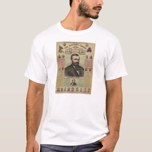 The Republican Chart Ulysses S Grant by MT Boyd T_Shirt
