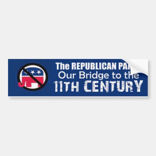 the republican party bumper sticker