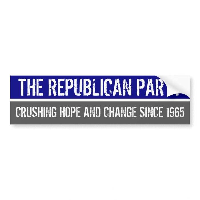 THE REPUBLICAN PARTY BUMPER STICKER