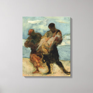 The Rescue, c.1870 Canvas Print