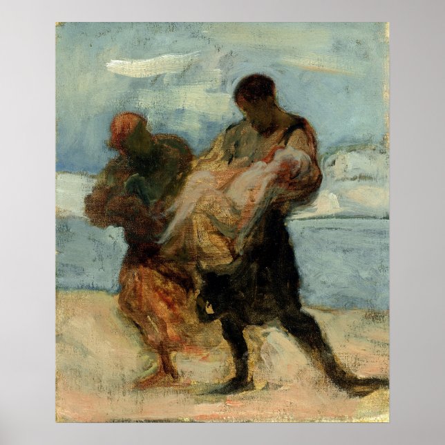 The Rescue, c.1870 Poster (Front)