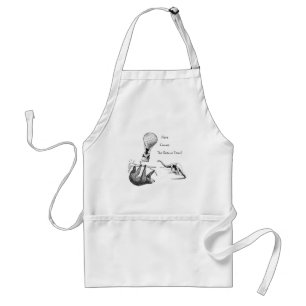 The Rescue Team (Sloth, Dinosaur) Adult Apron