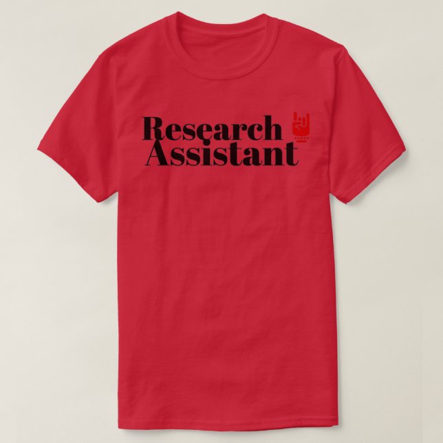 The Research Assistant Classic TShirt (Design Front)
