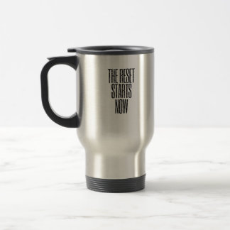 The Reset Starts Now — Minimalist Success Mug