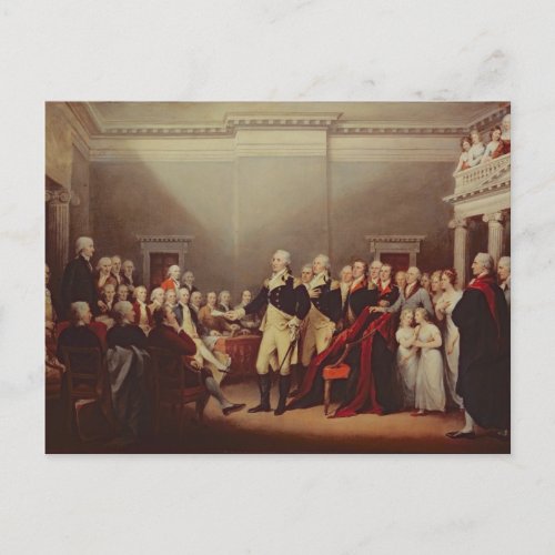 The Resignation of George Washington Postcard
