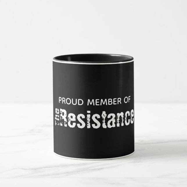 The Resistance Black 11 oz Combo Mug (Center)