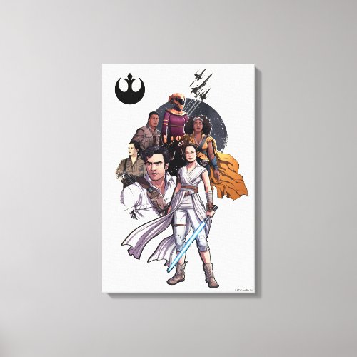 The Resistance Fighters Illustration Canvas Print