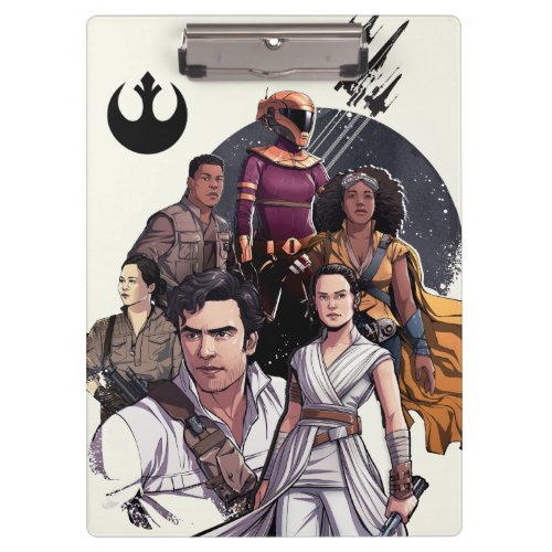 The Resistance Fighters Illustration Clipboard