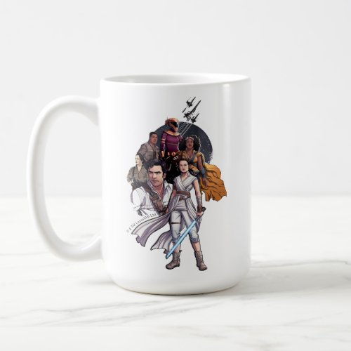 The Resistance Fighters Illustration Coffee Mug