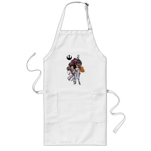 The Resistance Fighters Illustration Long Apron